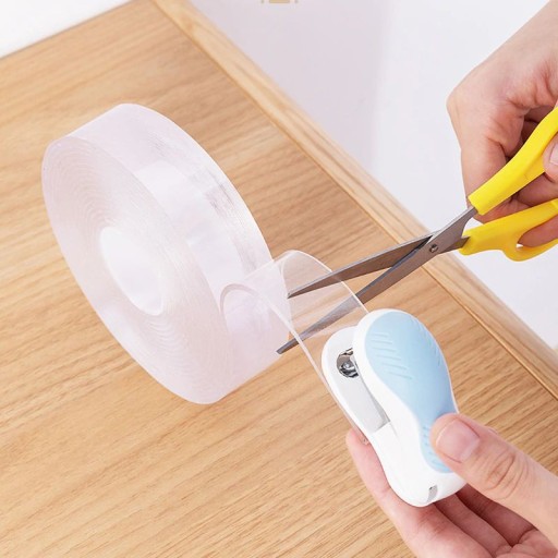 OPÄTOVNE POUŽITEĽNÁ VODEODOLNÁ NANO PÁSKA, OBOJSTRANNÁ, 5M 3CM GRIP