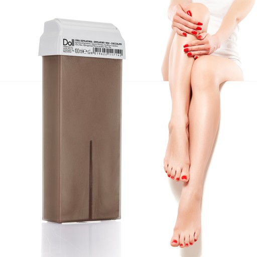 DOLL Xanitalia Depilačný vosk na odstraňovanie chĺpkov v rolke CIOCCOLATO 100 ml
