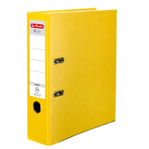 HERLITZ Zakladač Q.FILE A4 8CM ŠIROKÝ ŽLT