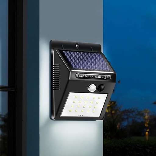 LED SOLÁRNA LAMPA SO SNÍMAČOM DO VONKAJŠEJ ZÁHRADY