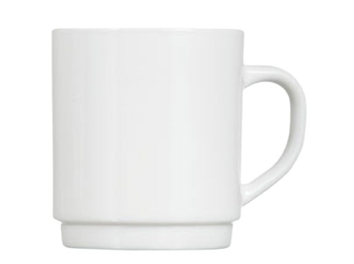 Biely temperovaný hrnček 290 ml LUMINARC