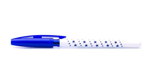Toma Superfine guľôčkové pero 0,5 mm modré 2 ks.