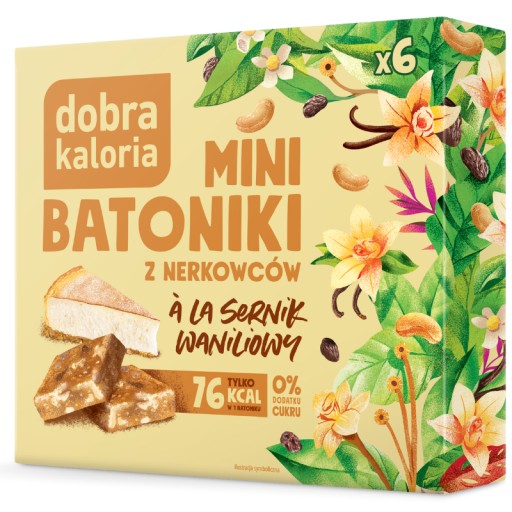 Dobra Caloria Mini TYČINKY VANILKOVÝ CHEESECAKE 102g