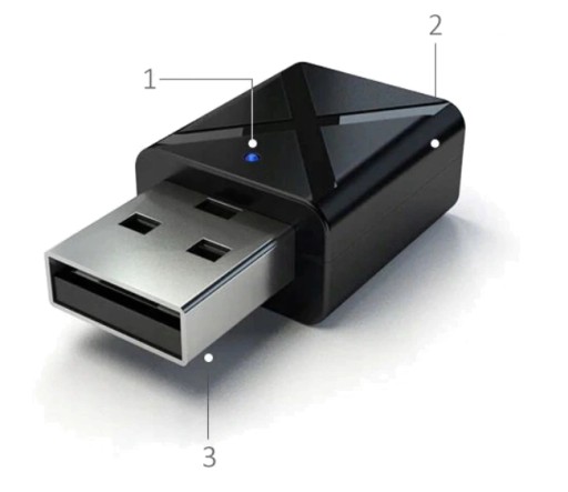 ADAPTÉR PRIJÍMAČ BLUETOOTH AUDIO 5.0 VYSIELAČ 10m