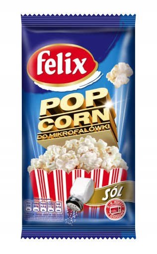 FELIX POPCORN DO MIKROVLNY 90G SOLENÝ