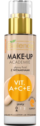 BIELENDA MAKE-UP tekutý tekutý základ na tvár s vitamínmi 0 LIGHT 30 ml