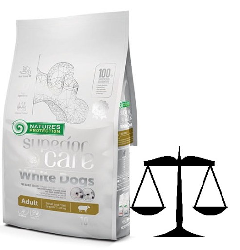 Nature's Protection Superior Care Biele psy Dospelé malé plemená LAMB HMOTNOSŤ 500g