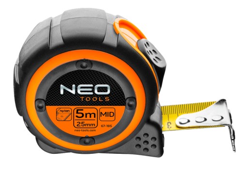 Valcovaná oceľová páska meria 5mx25mm magnet 67-185 NEO