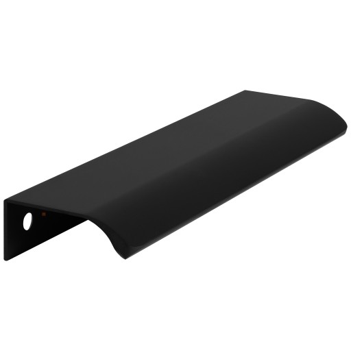 Nábytková úchytka na hranu METAL SUPERLATIVO 128/148mm Čierna