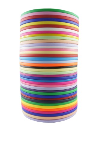 Univerzálna, elastická, hladká gumená čelenka DO VLASOV, šedá
