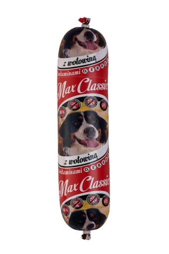 MAX CLASSIC FOOD BAR 80% MÄSO S VITAMÍNMI D3, E, B1, B2, B6, B12 1kg