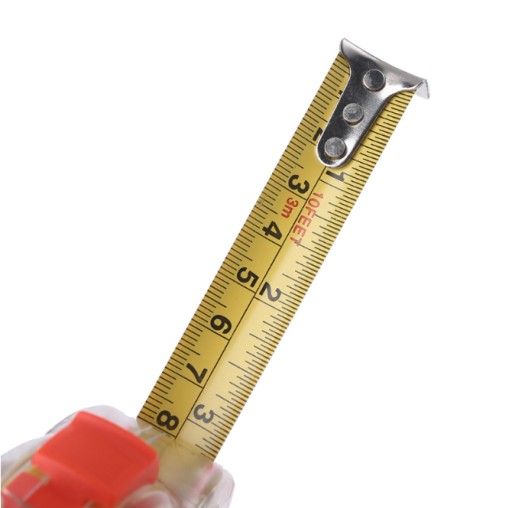 MERANIE METER MERANIE, KOTÚČENÁ PÁSKA SO ZÁMKOM, 7,5 m