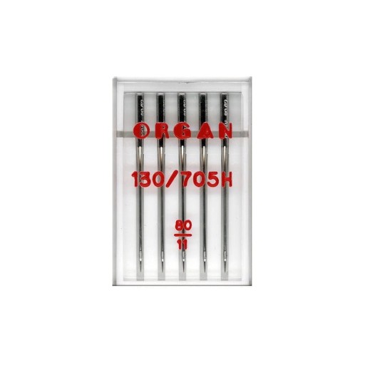 Ihlice ORGAN 130/705H poloploché, univerzálne 80
