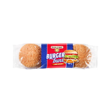 Hamburgerové žemle so sezamovými semienkami Dan Cake 300g (x6 ks