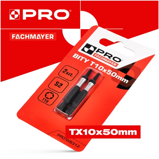 NÁRAZOVÉ HROTY ÚRAZOVÝ BIT SILNÝ SKRUTKOVACÍ BIT TX10 50 MM
