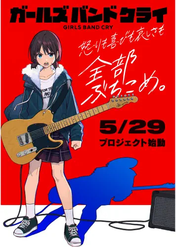 Plagát Anime Manga Girls Band GBC_001 A3
