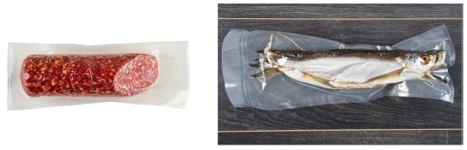 ChefOne vrecúška na rybacie klobásy 12x40 cm - dlhé, vrúbkované + NÁLEPKY