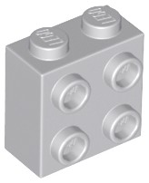 LEGO 22885 TEHLA 1x2x1 svetlosivá NOVINKA (1g)