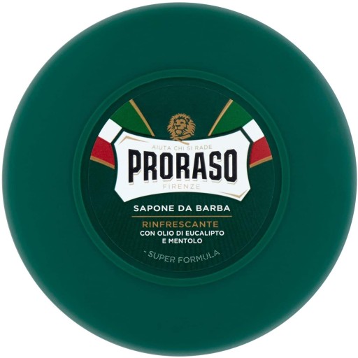 Proraso zelený téglik talianske tradičné mydlo na holenie (150g)