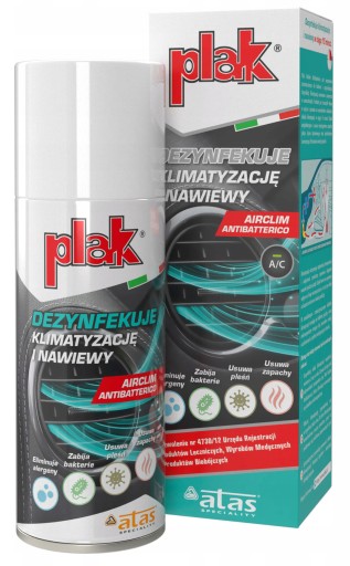 PLAK - AIRCLIM - DEZINFEKCIA PRÍVODNEJ KLIMATIZÁCIE