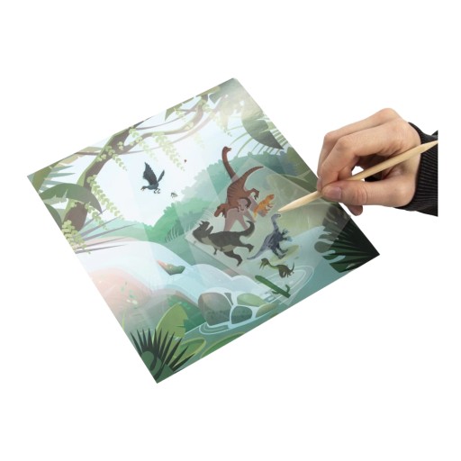 Kreatívna sada dinosaurov DECAL pre deti