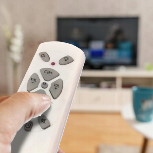 UNIVERZÁLNY TV DIAĽKOVÝ OVLÁDAČ S KĽÚČOVÝM PRSTOM