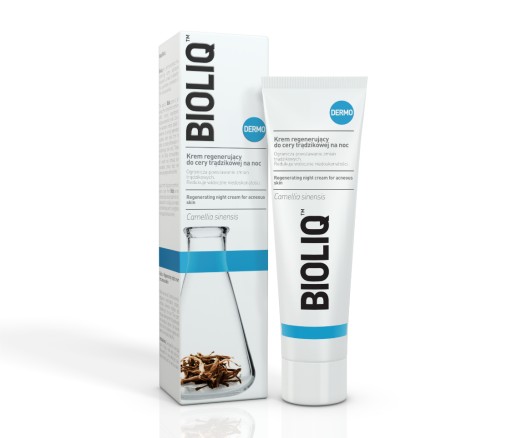 Bioliq DERMO nočný krém na aknóznu pleť 50 ml