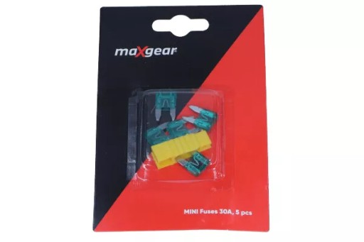 89-0003 MINI DESKOVÁ POISTKA 30A SADA 5KS MAXGEAR