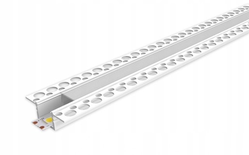 PVC PROFIL pre LED pásy, biely sadrokartón + opálový difúzor, 1 m