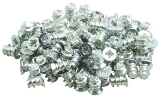 EURO SKRUTKY DO DREVENÝCH NÁBYTOKÝCH PÁNTOV 6 x 9,5mm SKRUTKY NA MONTÁŽ NÁBYTKU 100x