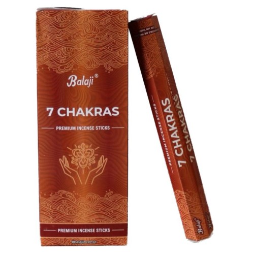 BALAJI 7 CHAKRAS Indické vonné tyčinky