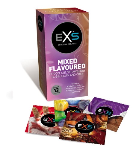 EXS Mixed Flavoured Flavoured kondómy 12 ks.