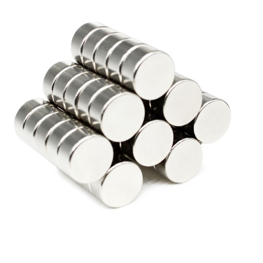 VALEC NEODYMOVÝ MAGNET 10x5 mm SILNÝ, okrúhly, kotúčový, HUNTER - 10 KS
