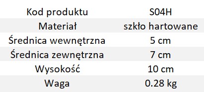 Čínsky pohár na oheň z lekárskeho skla - Ø 50 mm
