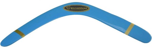 Vratný bumerang vratný vrhací bumerang 40 cm modrý