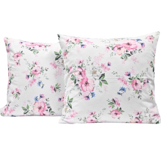Obliečka na vankúš 40x40 Bavlna JAŚ Spring Jabłonka White Polish Manufacturer