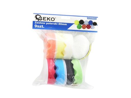 SADA HUBKY NA LEŠENIE FARBY 80mm 9 KS.