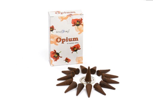 Indické kónické vonné tyčinky OPIUM 15 ks Stamford