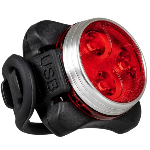 USB BICYKLOVÉ ZADNÉ SVETLO NA BICYKEL ČERVENÉ BIKE SVETLO LED ZADNÉ