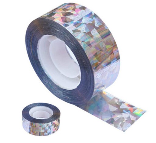 REFLEXNÁ HOLO PÁSKA ODSTRAŇUJÚCA VTÁKY, VRÁNY, HOLUBY, ŠTARTOVKY, RAMENO 80M