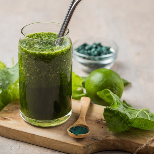 Chlorella prášok, prírodné morské riasy, 100g