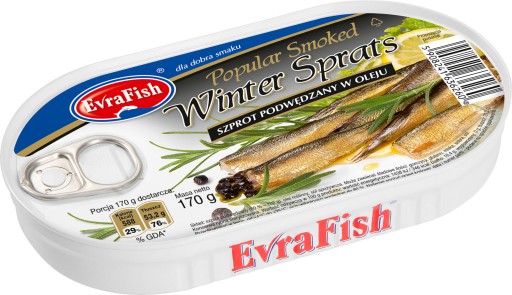 Zimné údené šproty 170g