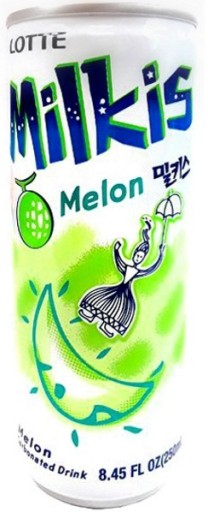 Milkis Melónový sýtený mliečny nápoj 250ml LOTTE