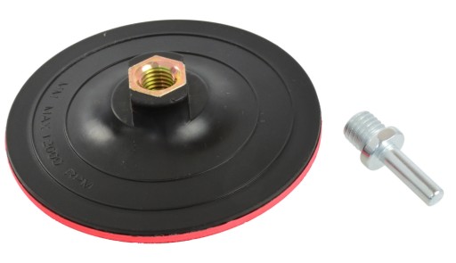 KOTÚČ NA VELCRO 100mm S ADAPTÉROM M14 NA BRÚSENIE A LEŠTENIE KOTÚČOV
