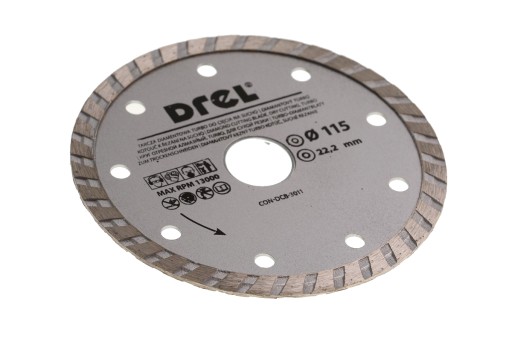 DIAMANTOVÝ KOTÚČ NA SUCHÉ REZANIE TURBO 115 mm