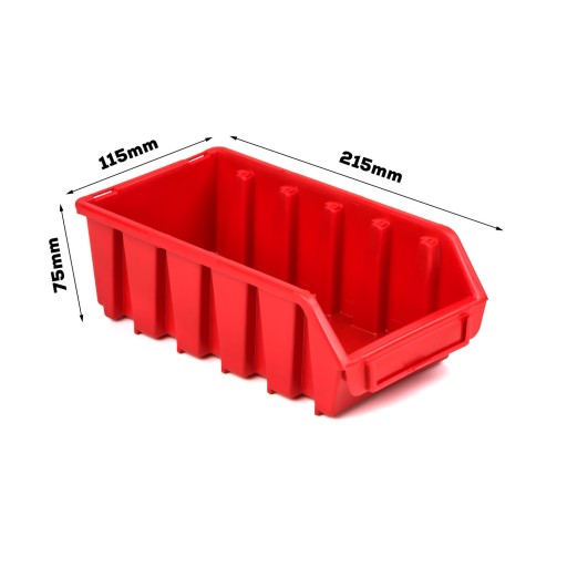 Organizér na odpadky 215x115x75 červený