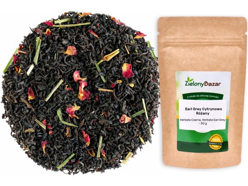 EARL GRY LEMON ROSE Čierny čaj - 50g