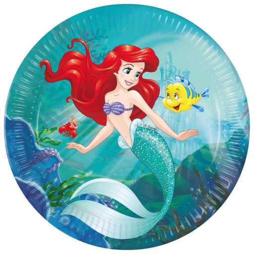 PAPIEROVÉ TANIERE MALÁ morská víla ARIEL DISNEY princezná narodeniny