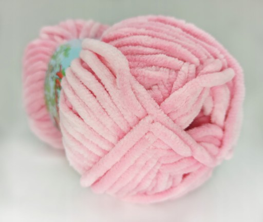 Opus Plyšová mäkká zamatová priadza PINK 20