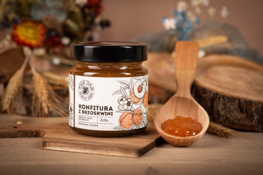 Broskyňový džem 210g THE JAR 61% ovocie
